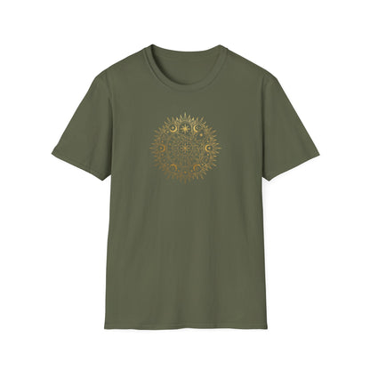 Signs Yoga Pose Mandala T-Shirt
