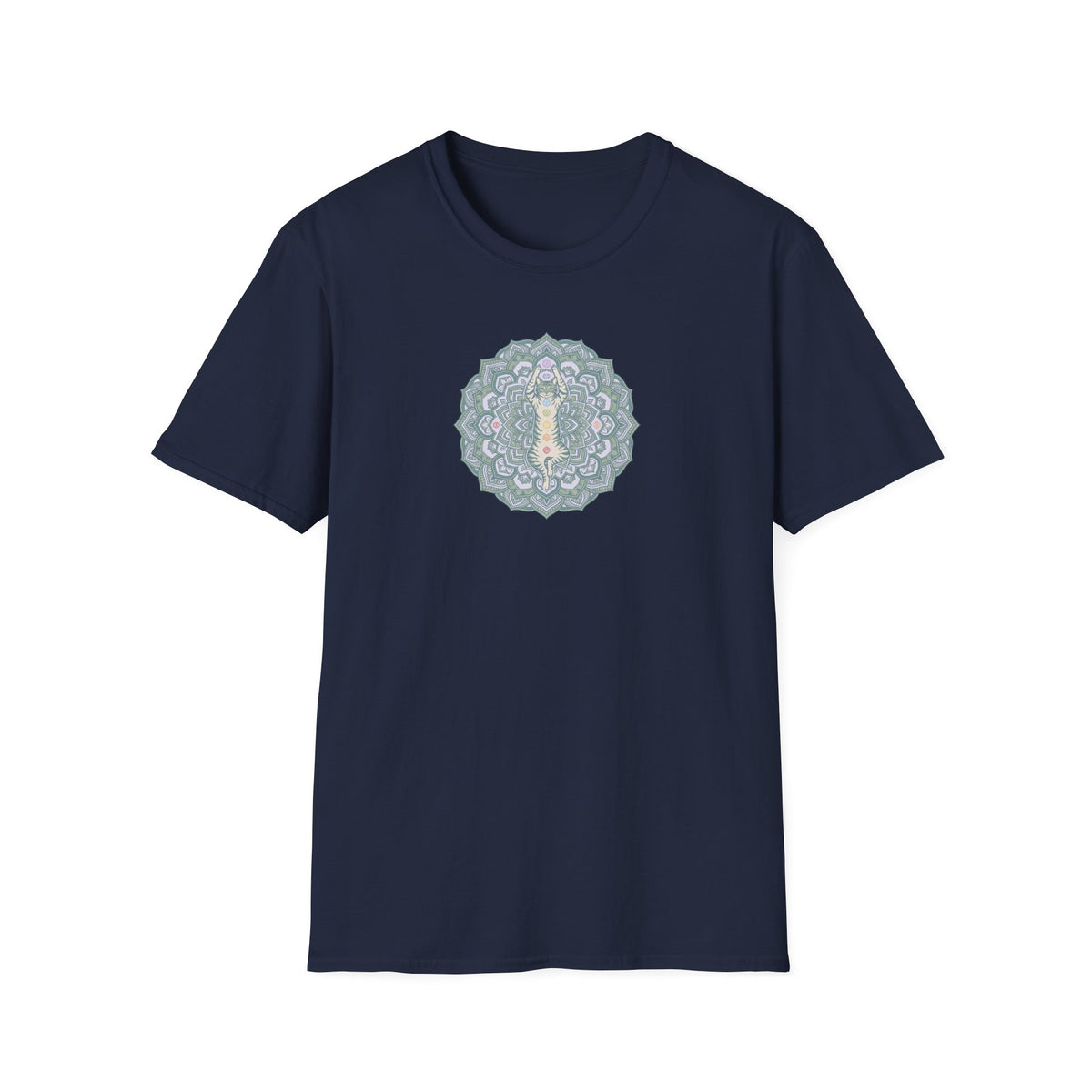 Chakra Cat Mandala T-Shirt