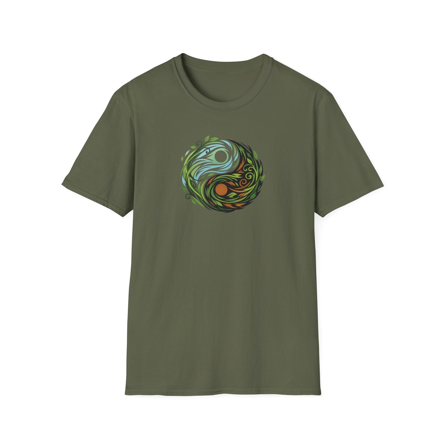 Wind & Leaves Yin Yang T-Shirt
