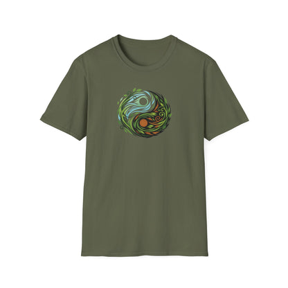 Wind & Leaves Yin Yang T-Shirt