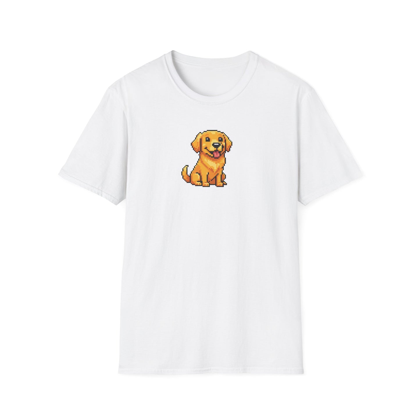 8-Bit Golden Puppy T-Shirt