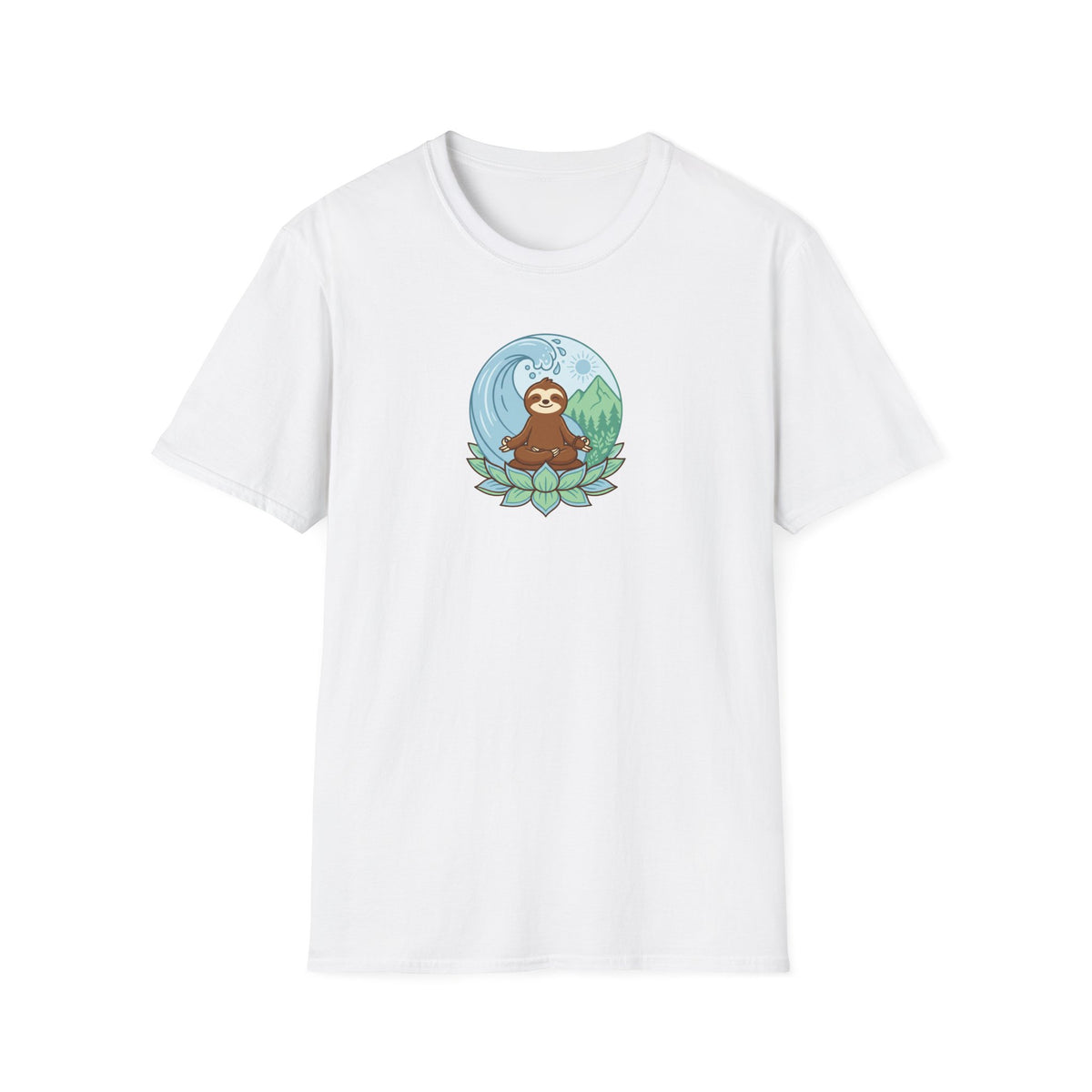 Zen Sloth Yin Yang T-Shirt