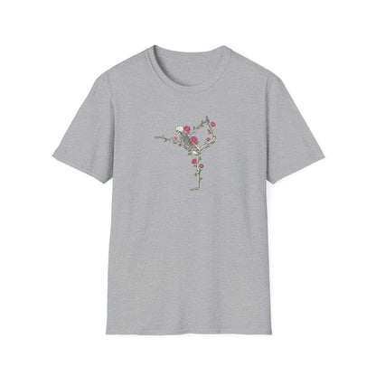 Floral Skeleton Asana T-Shirt