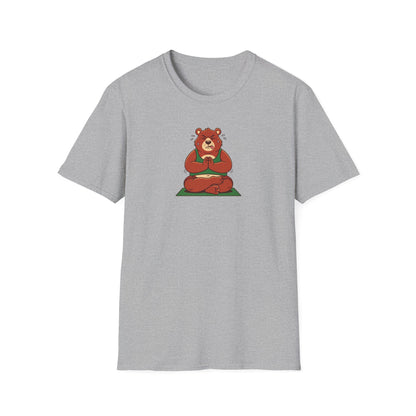 Trying My Best Yoga Bear T-Shirt