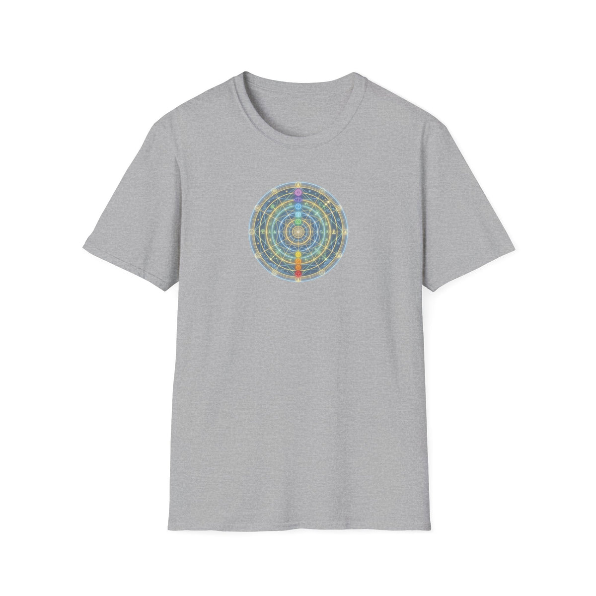 Glowing Chakra Mandala T-Shirt