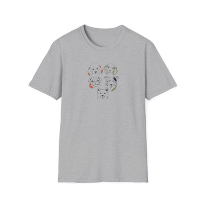 Multi-Breed Dog Sketch T-Shirt
