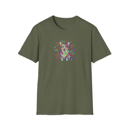 90s Polygon Corgi T-Shirt