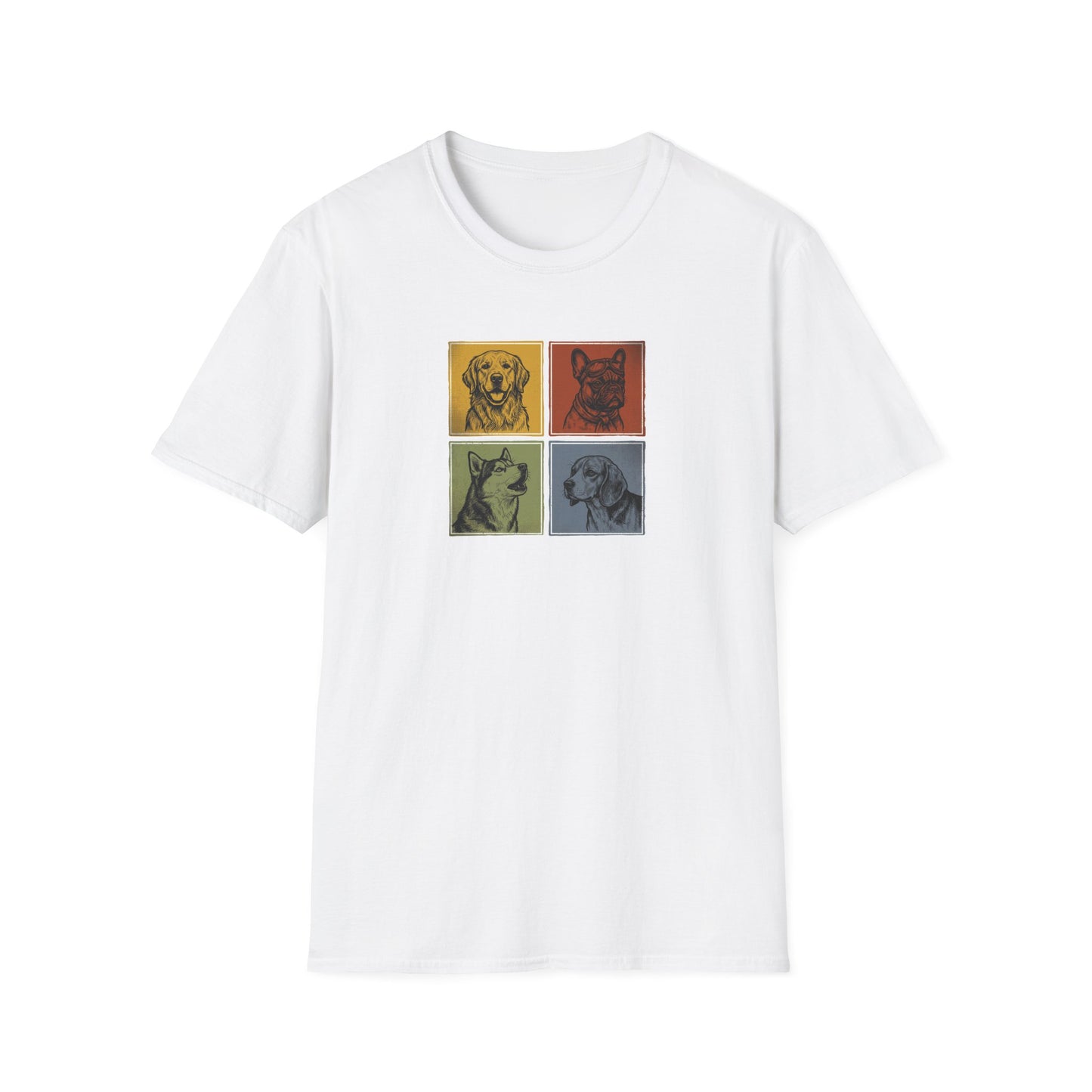 Sketchbook Dog Portraits T-Shirt