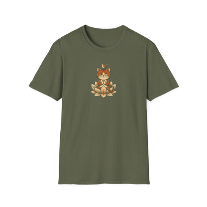 Trying to Focus Yoga Cat T-Shirt