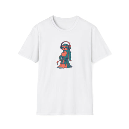 Chill Sloth Headphones T-Shirt