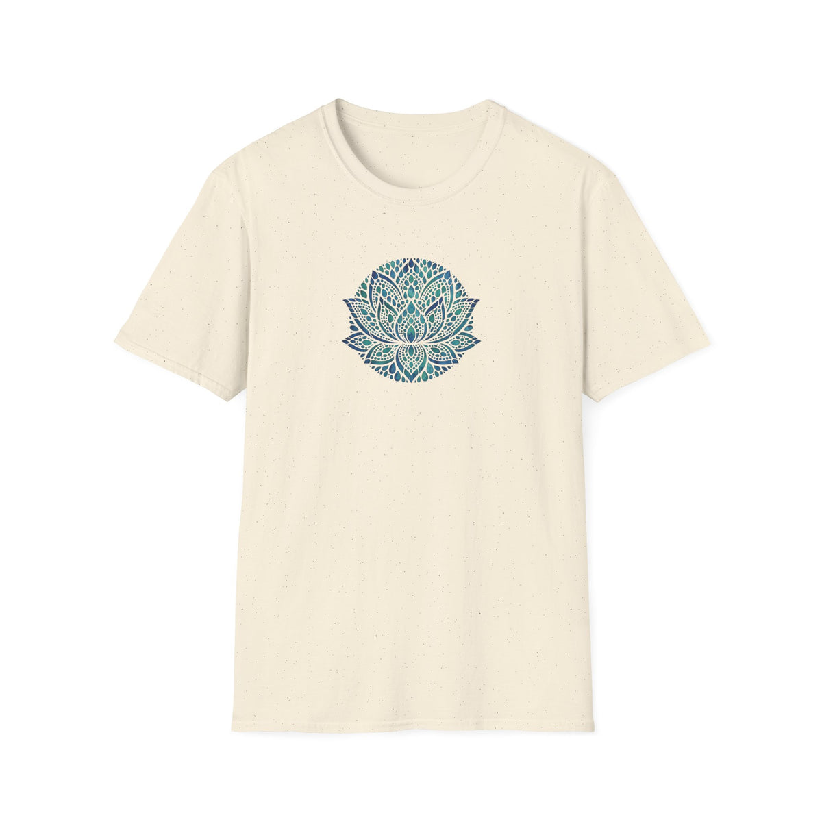 Watercolor Teal Lotus Flower T-Shirt