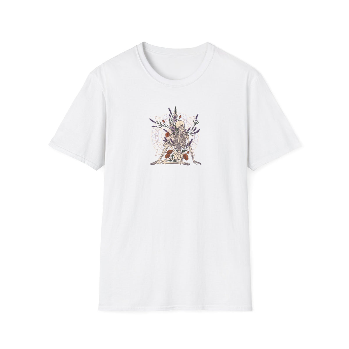 Botanical Wildflower Skeleton T-Shirt