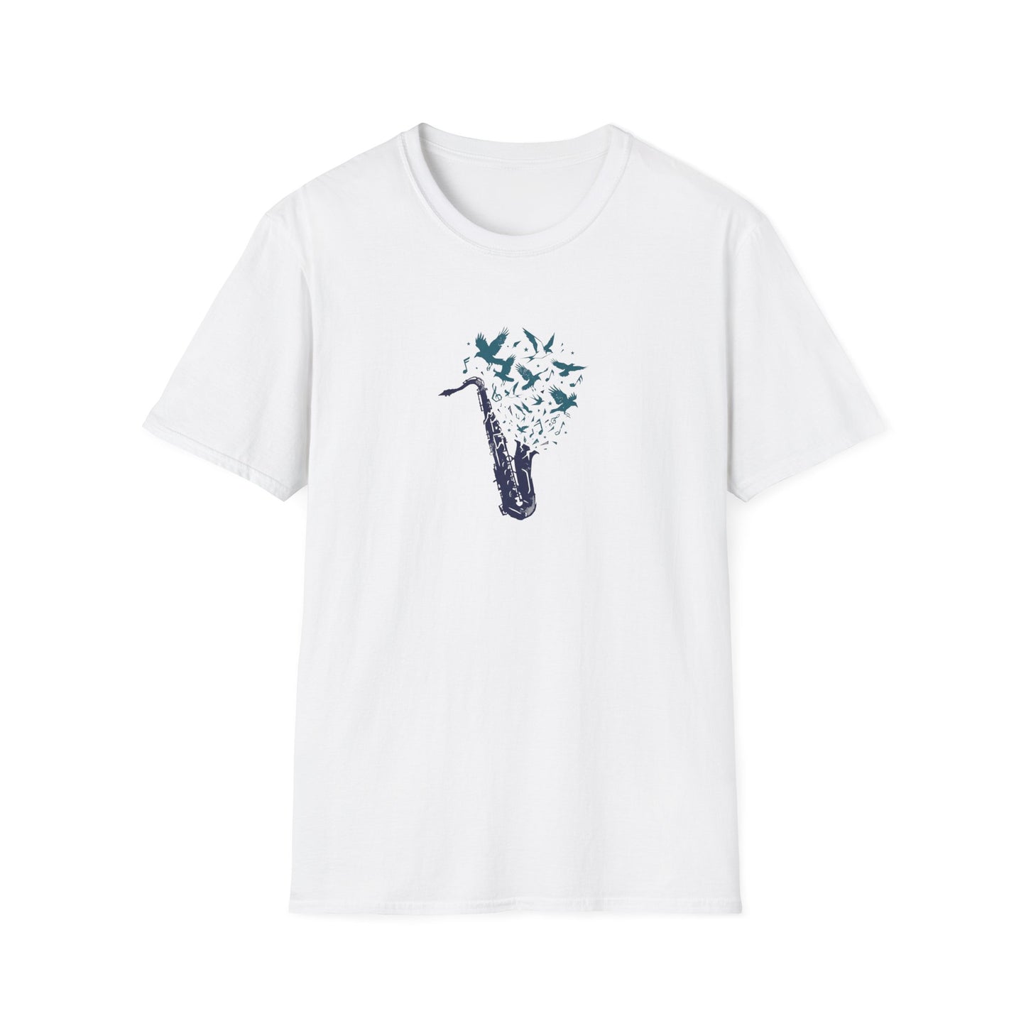 Saxophone & Birds T-Shirt