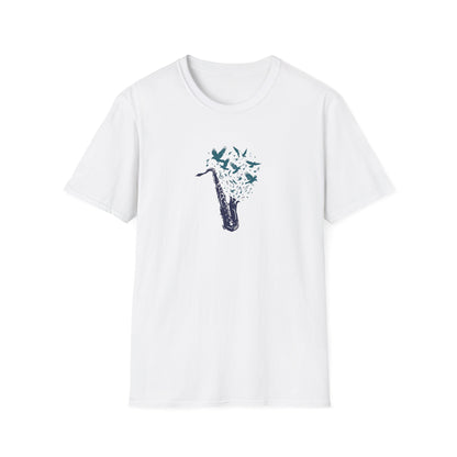 Saxophone & Birds T-Shirt