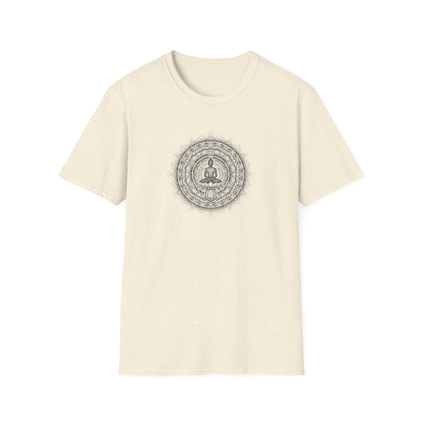 Dotted Lotus Pose Mandala T-Shirt