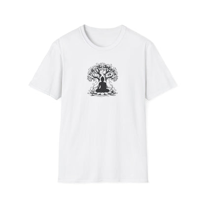 Ink Enlightenment Flower Tree T-Shirt