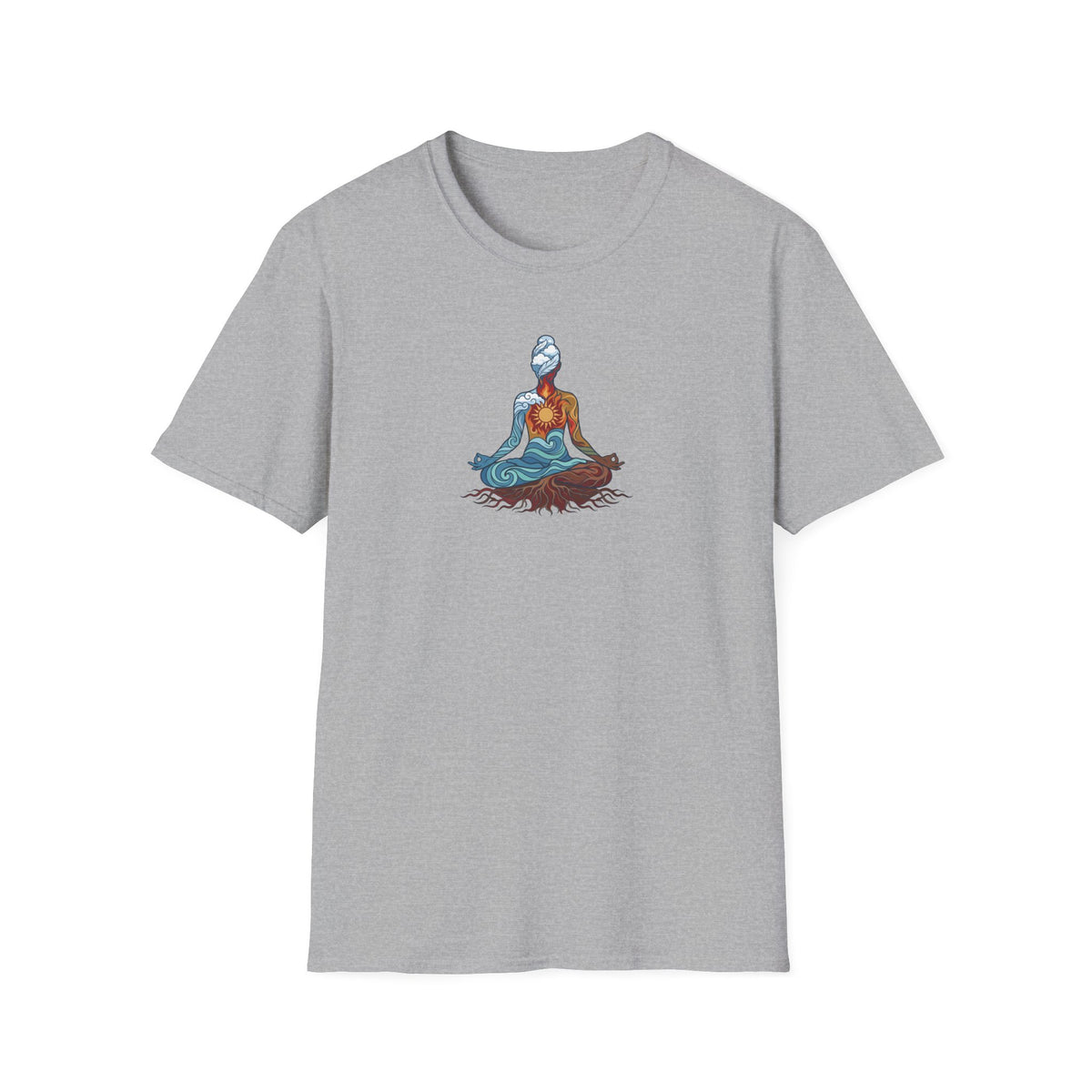 Inner Four Elements Lotus Pose T-Shirt