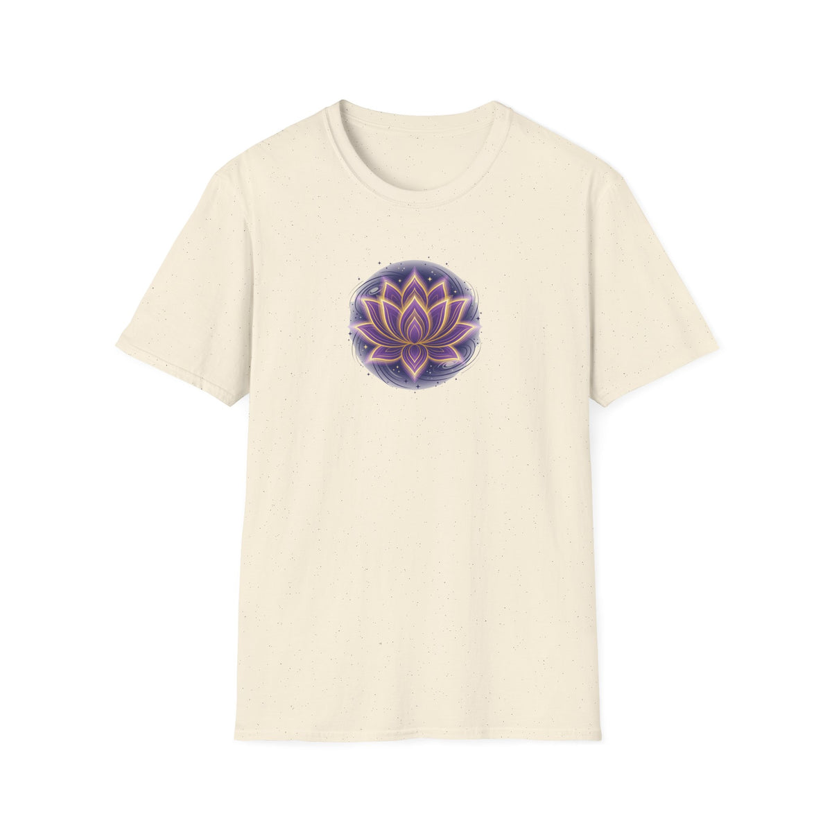 Cosmic Glowing Lotus Flower T-Shirt