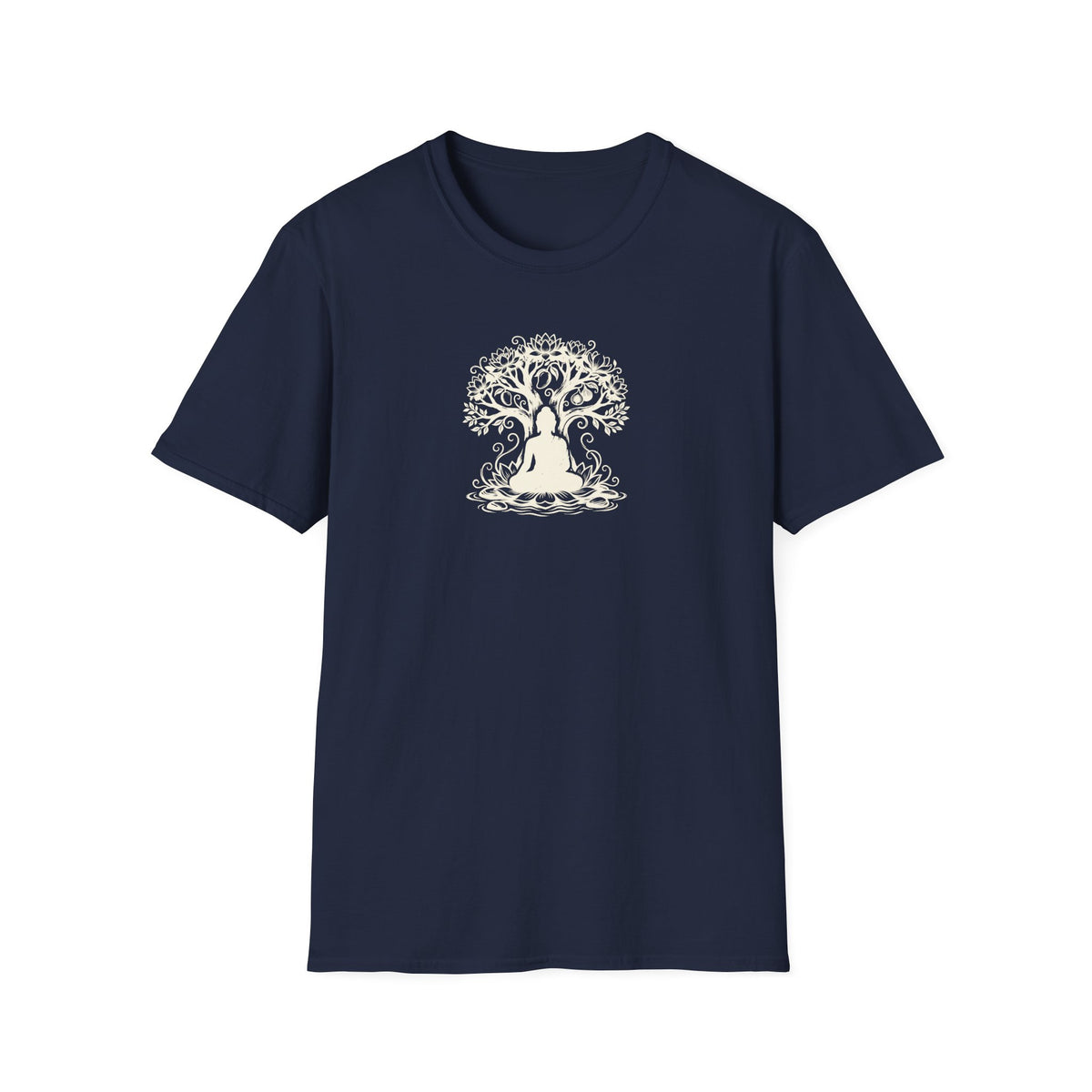 Ink Enlightenment Flower Tree T-Shirt