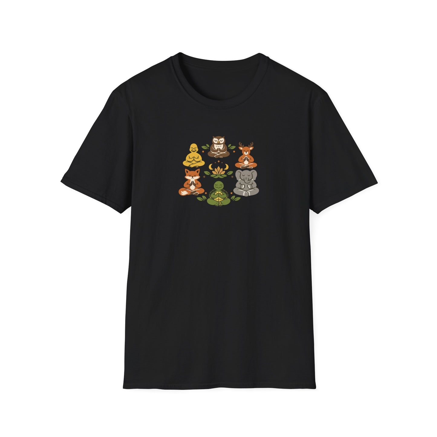 Lotus Pose Animal Group T-Shirt