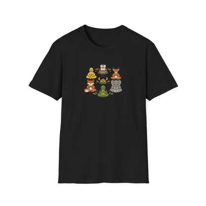 Lotus Pose Animal Group T-Shirt