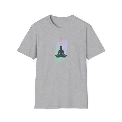 Paint Lotus Pose Chakras T-Shirt