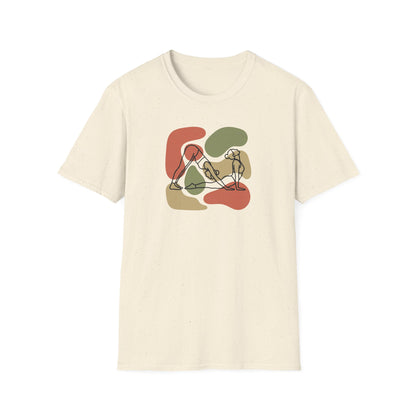 Line Art Yoga Poses T-Shirt