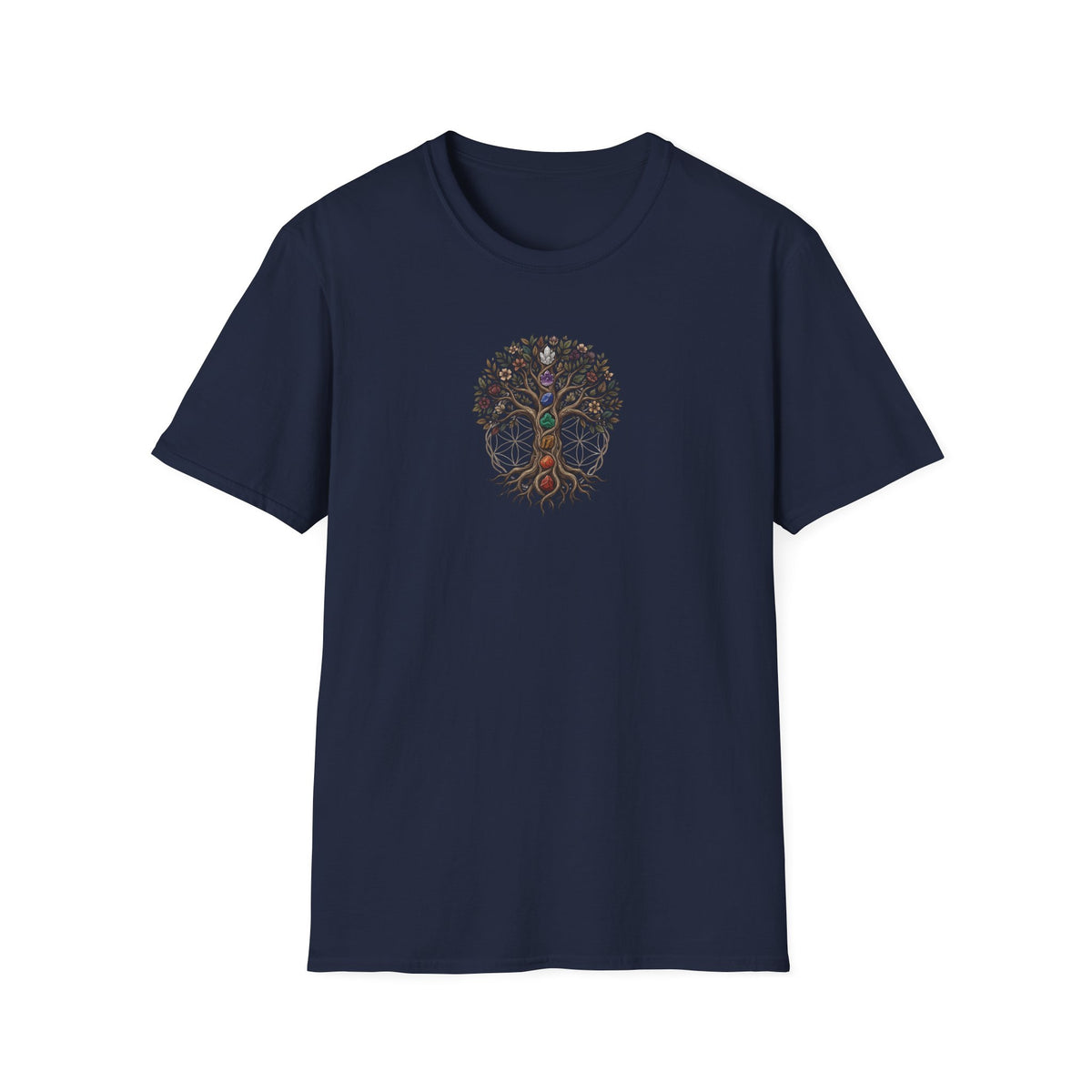 Crystal Chakra Tree of Life T-Shirt