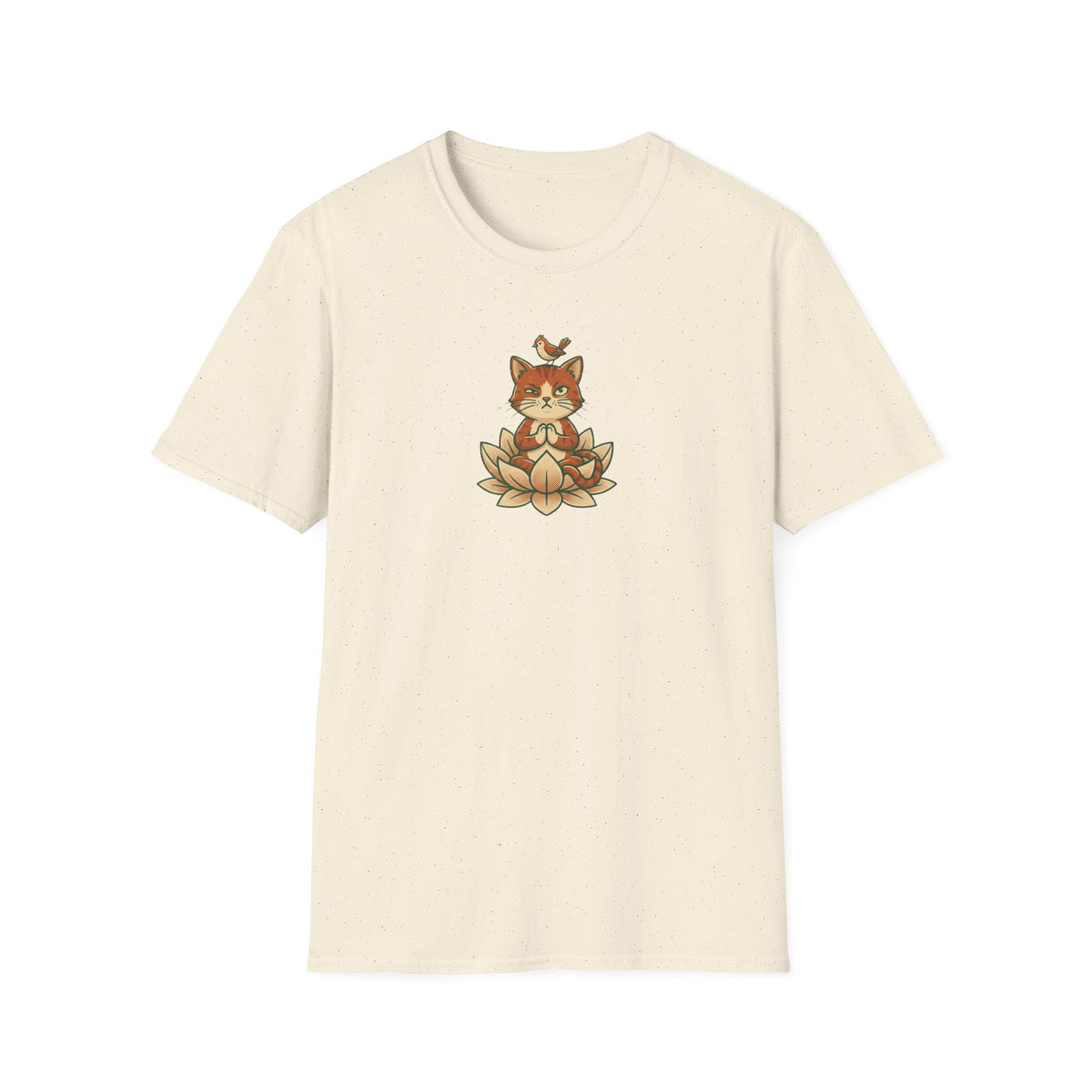 Trying to Focus Yoga Cat T-Shirt