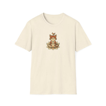 Trying to Focus Yoga Cat T-Shirt