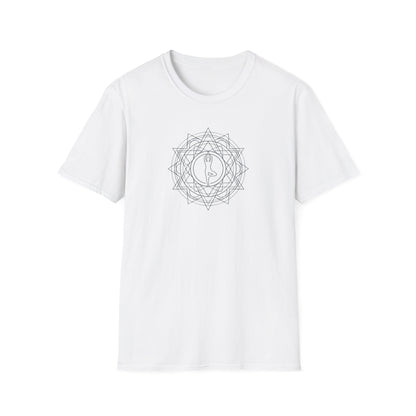 Line Art Person Mandala T-Shirt