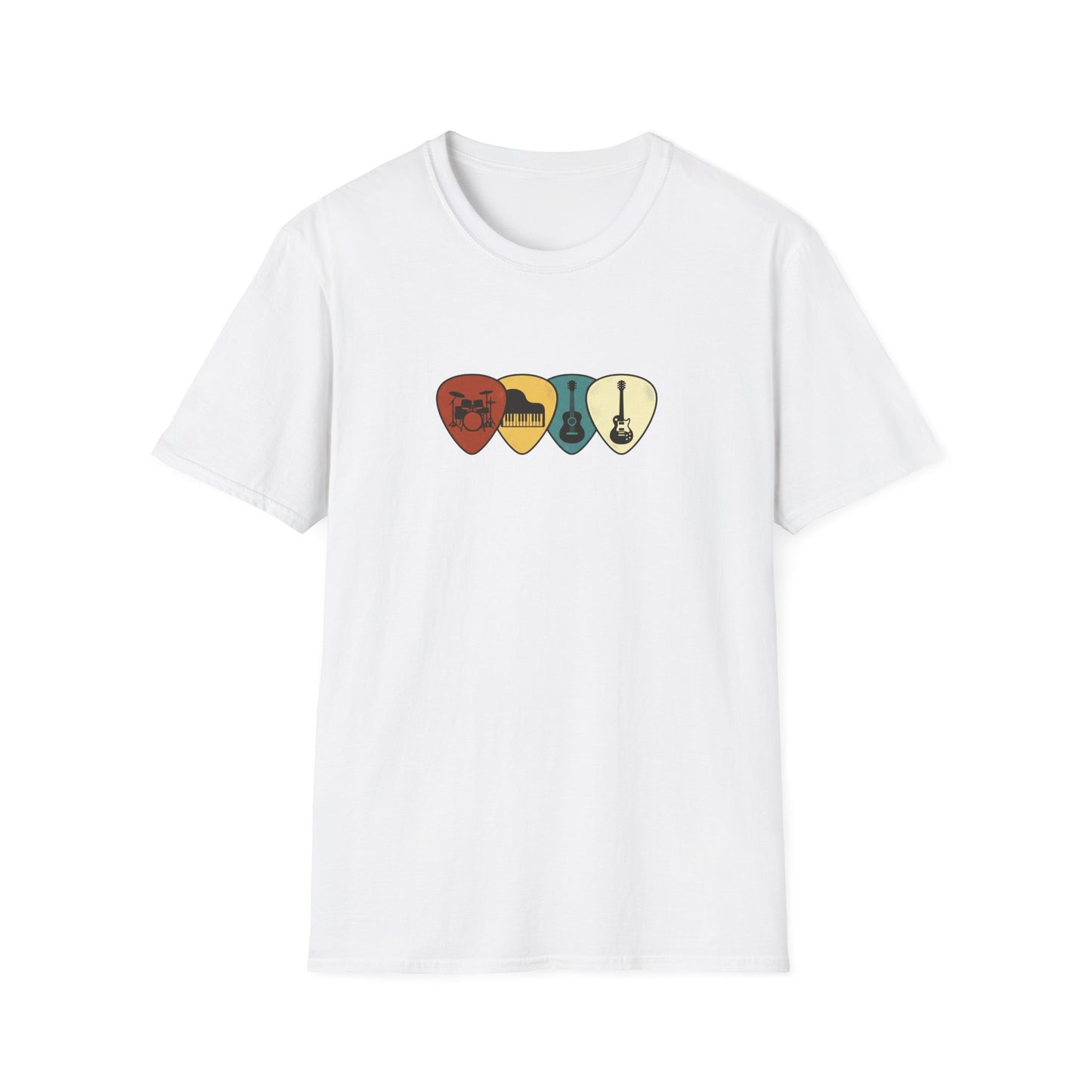 Retro Guitar Picks T-Shirt