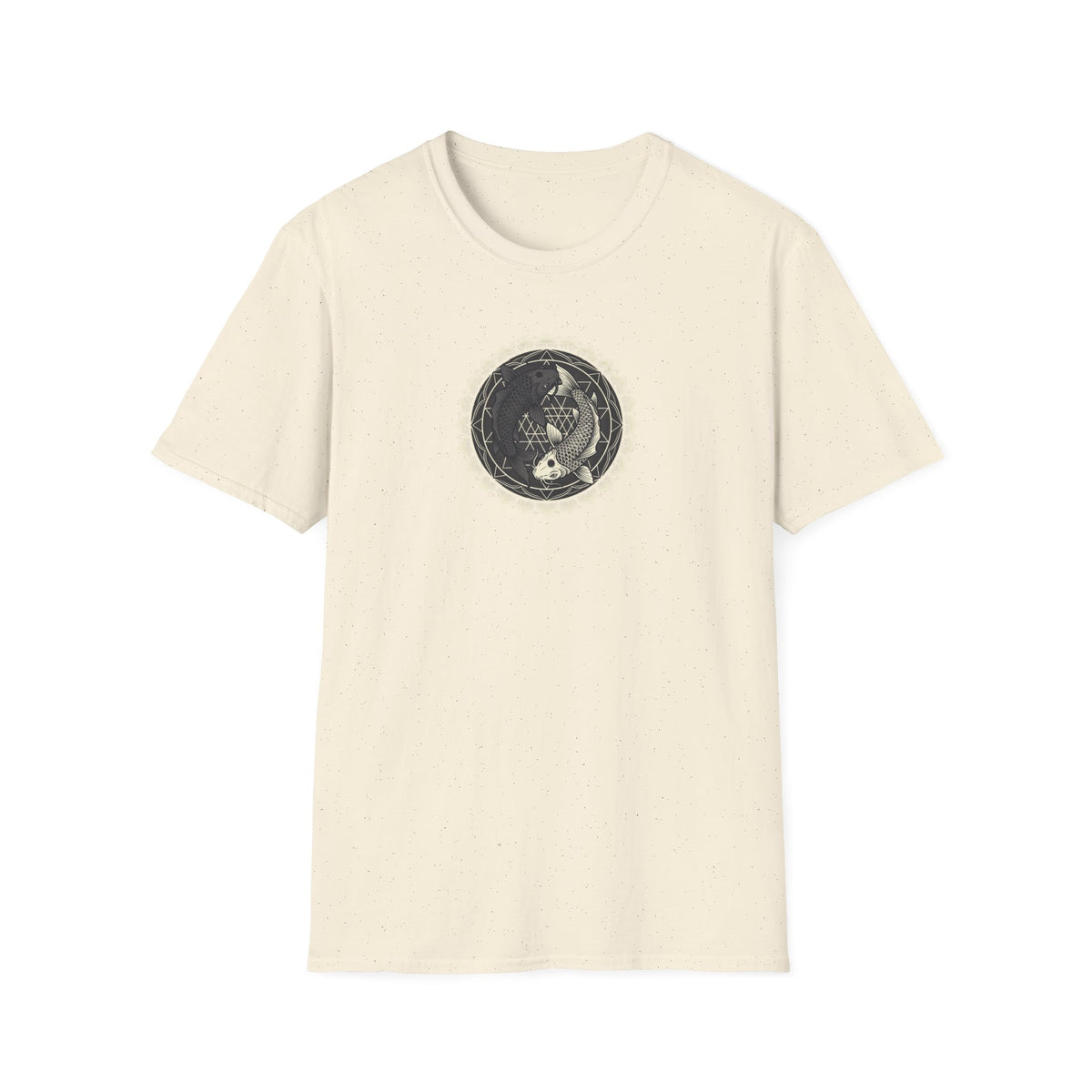 Sacred Geometry Koi Yin Yang T-Shirt