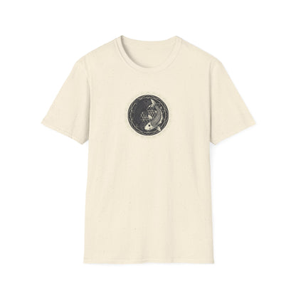 Sacred Geometry Koi Yin Yang T-Shirt