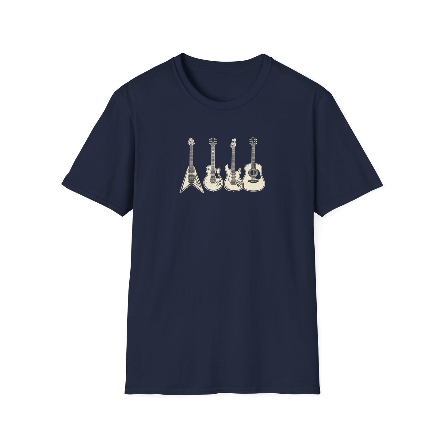 Guitar Types Lineup T-Shirt