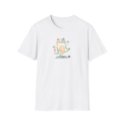 Watercolor Balancing Kitten T-Shirt