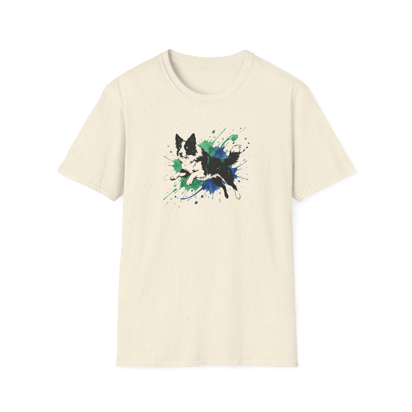 Splash Art Collie T-Shirt