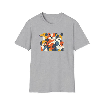 Abstract Dog Group T-Shirt