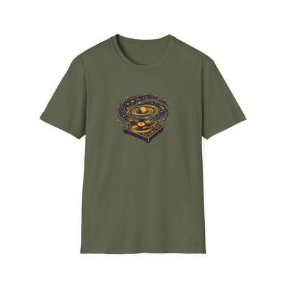 Retro Galaxy Turntable T-Shirt