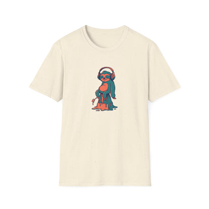 Chill Sloth Headphones T-Shirt