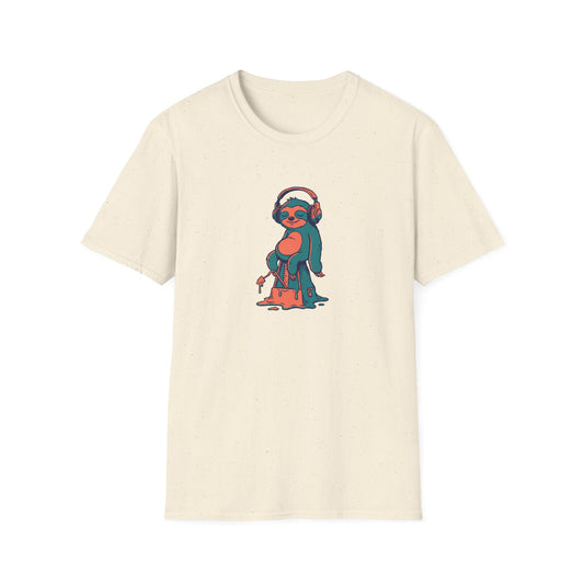 Chill Sloth Headphones T-Shirt