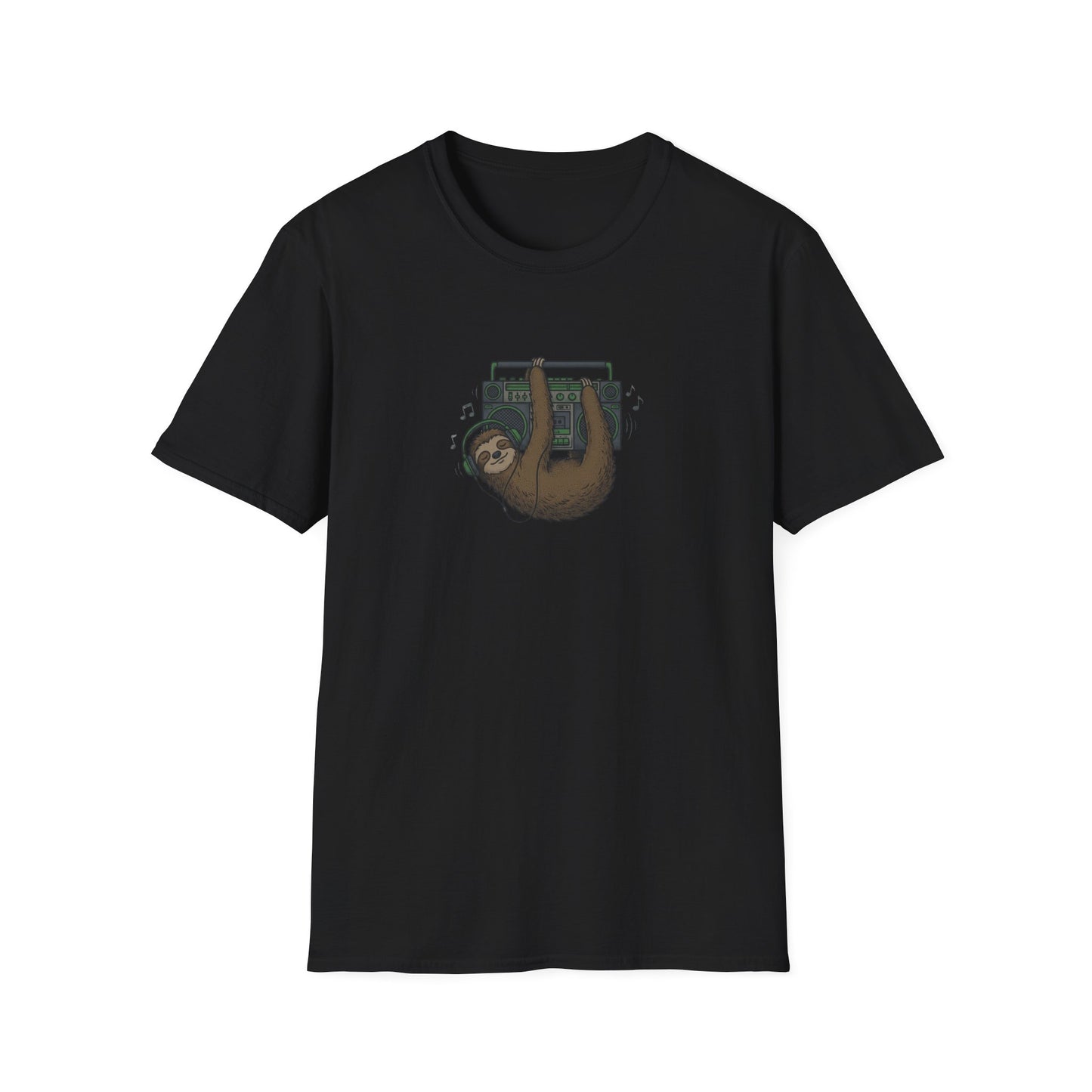Retro Boombox Sloth T-Shirt