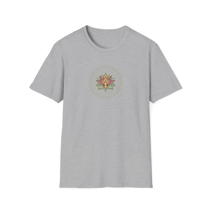 Geometric Lotus Flower T-Shirt