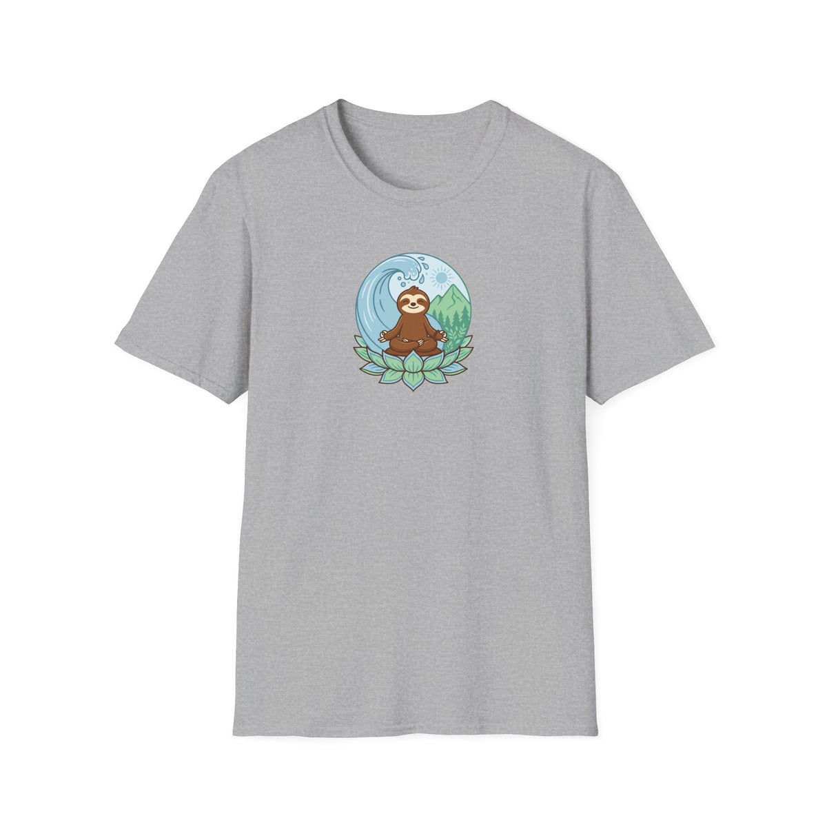 Zen Sloth Yin Yang T-Shirt