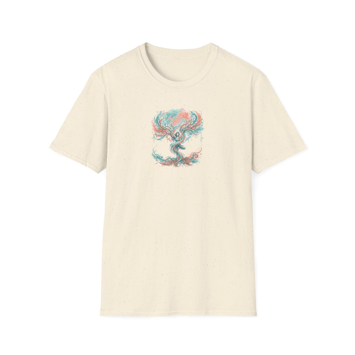 Watercolor Tree Pose Expression T-Shirt