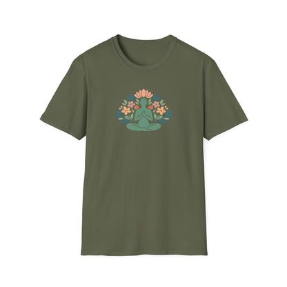 Floral Lotus Pose T-Shirt