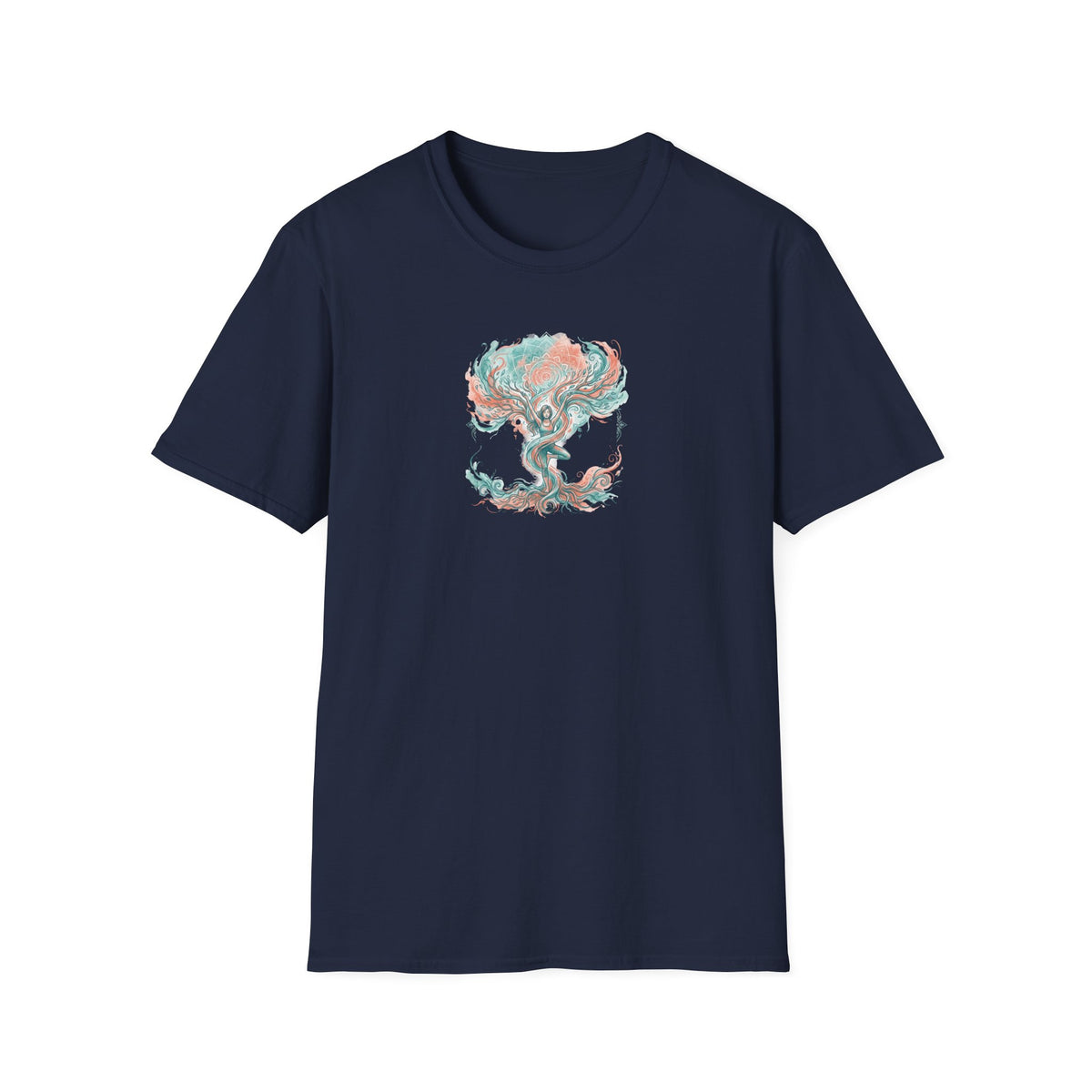 Watercolor Tree Pose Expression T-Shirt