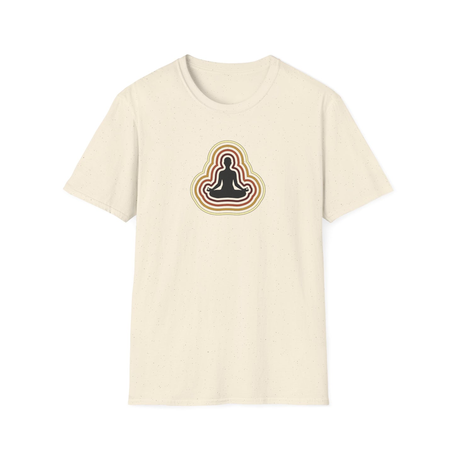 Retro Aura Lotus Pose T-Shirt