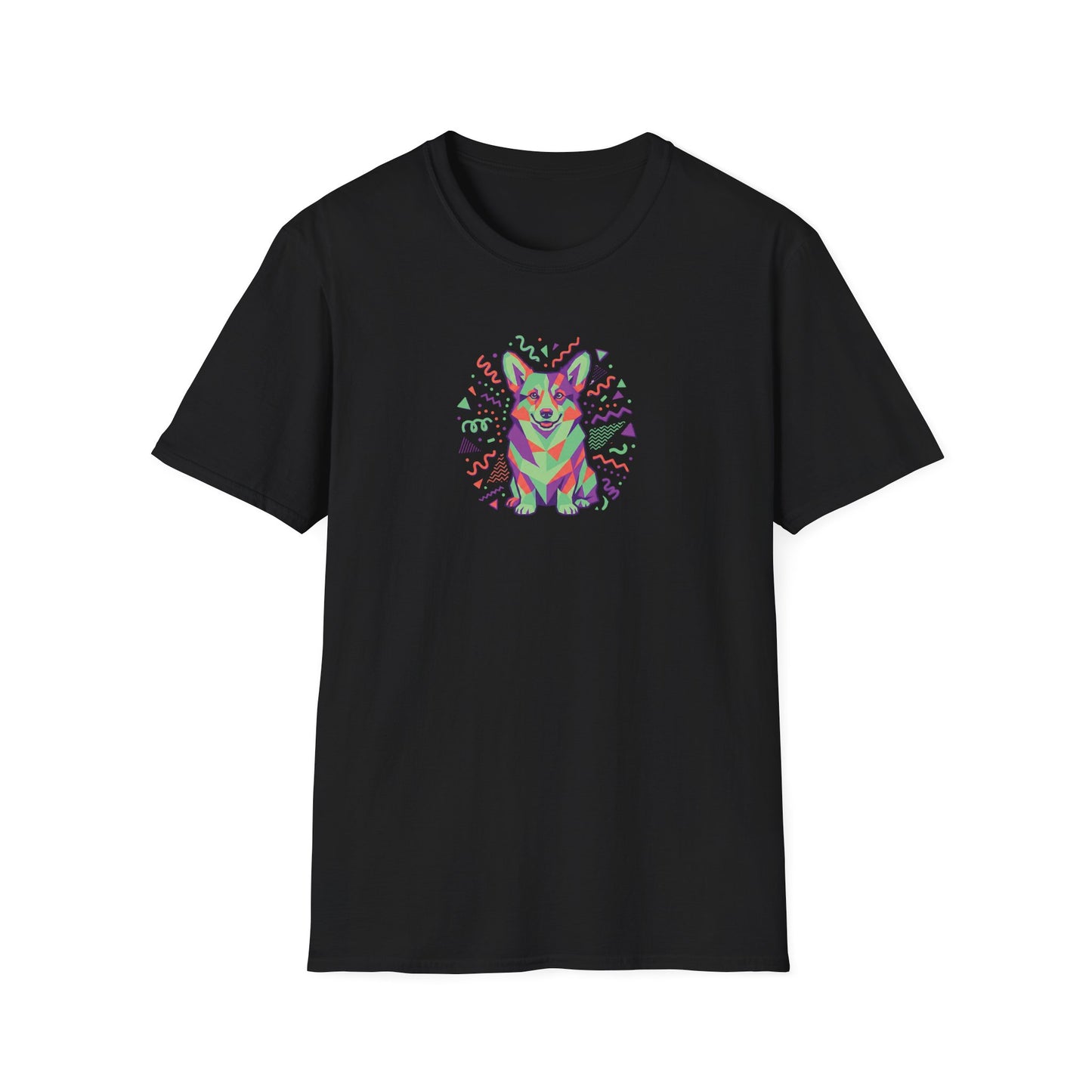 90s Polygon Corgi T-Shirt