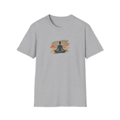 Earthy Brushstroke Lotus T-Shirt